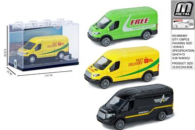 明苯盒1:38合金回力面包车 - OBL10292878