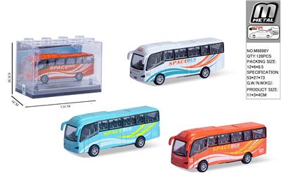 明苯盒合金回力客车 - OBL10292888