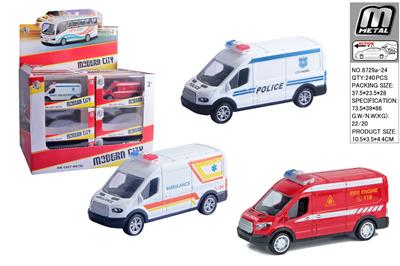 1:38合金回力面包警车 - OBL10293072