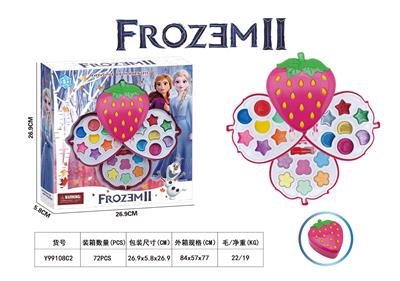 三层冰雪公主草莓儿童彩妆化妆品 - OBL10294824