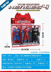 超人/蝙蝠侠/红蜘蛛侠21.5CM人偶（12PCS整盒价格） - OBL10295276