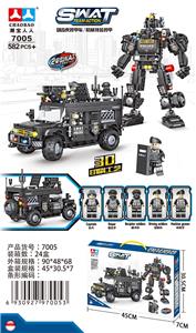 剑齿虎特警车2变582PCS - OBL10295296