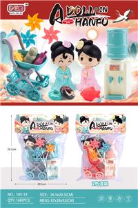 婴儿车娃娃套装过家家 - OBL10296535