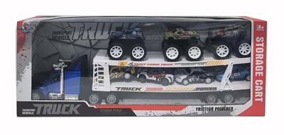 拖头载  3 只惯性铁皮车3 只回力铁皮车 - OBL10296991