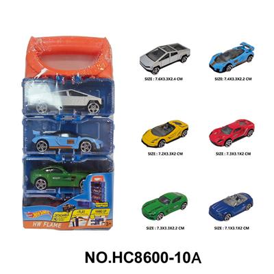 1:64风火轮合金车DIY手提盒4只装 - OBL10297404