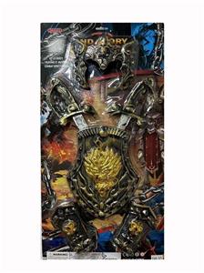 古铜双剑.双护腕.面具.盾 - OBL10298152