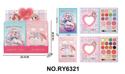 18色彩妆眼影盘（24小本/展示盒） - OBL10300097