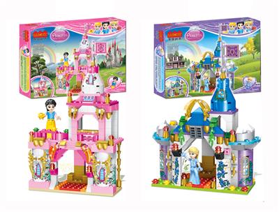 200+PCS新版冰雪奇缘系列积木套装/202+PCS新版冰雪奇缘系列积木套装 - OBL10300316