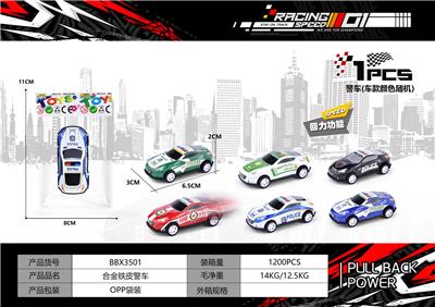回力车合金铁皮跑车保时捷911警车（1PCS） - OBL10300457