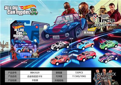 回力车合金铁皮涂鸦皮卡越野车（1PCS） - OBL10300485