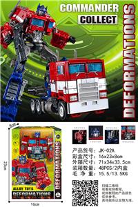 （合金版）擎天战神机甲变形赛星总司令-红色 - OBL10300492
