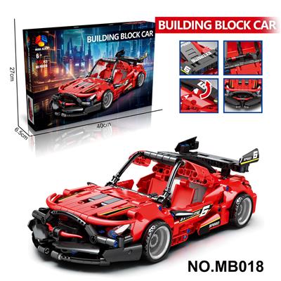 AB原包DIY益智拼装积木颗粒
新款科技回力车（458PCS) - OBL10306045