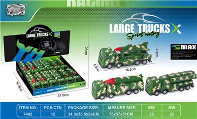 回力合金军事车（12只/展示盒） - OBL10306166