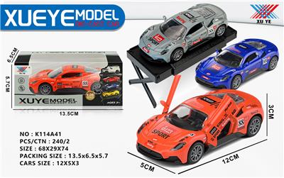 1:36 合金车模 玛莎拉蒂 开门回力（1只装） - OBL10306728