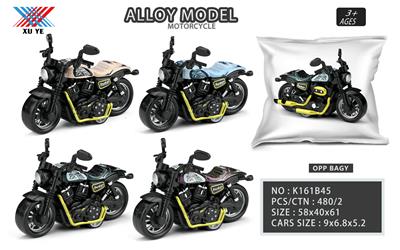 小玩具适合 食品赠品1：36回力合金摩托车 - OBL10306734