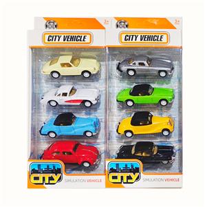 合金回力老爷车4只套装（车子加重)
2款混装 1：60 - OBL10307232