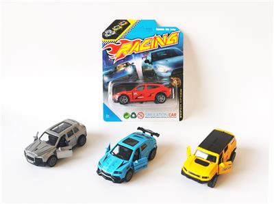 1:60合金回力双开门模型跑车
  4款混装 - OBL10307236