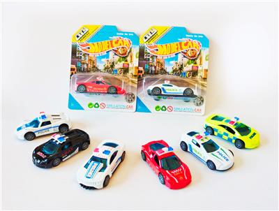 1:64合金车回力警车套装
6款混装 - OBL10307241