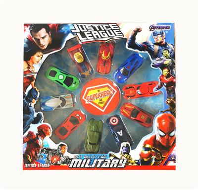 复仇者联盟1:64合金车10只套装 滑行功能
 - OBL10307263