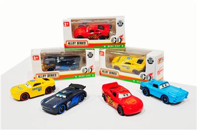 汽车总动员1:64合金跑车滑行功能4款混装
 - OBL10307270