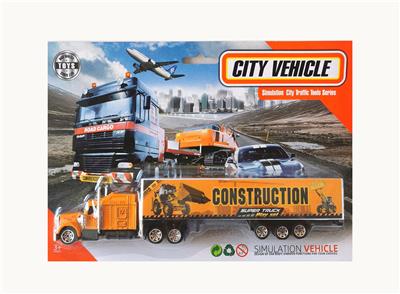 1:64合金滑行拖头工程车
 - OBL10307330