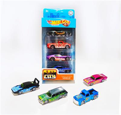 1:64合金肌肉车4只装  6款车型混装
 - OBL10307347