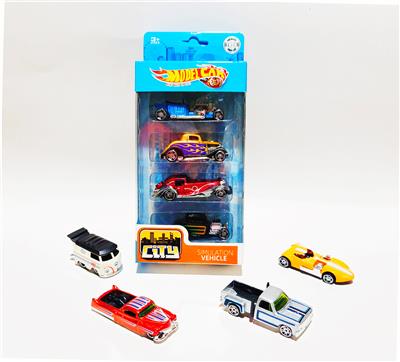 1:64合金肌肉车4只装  6款车型混装
 - OBL10307348