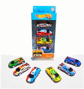 1:64铁皮回力跑车4只装  6款车型混装
 - OBL10307350