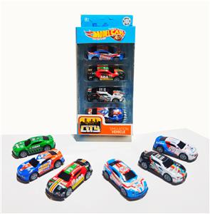 1:64铁皮回力跑车4只装  6款车型混装
 - OBL10307353