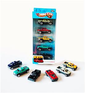 1:64合金滑行皮卡车/5只套装  6款车型混装
 - OBL10307357