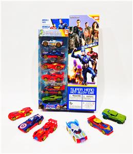 复仇者联盟1:64合金车滑行功能6只套装 - OBL10307361