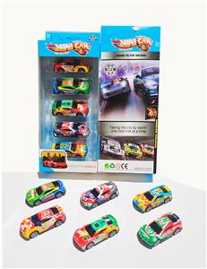 1:64铁皮回力跑车5只装  6款车型混装
 - OBL10307362