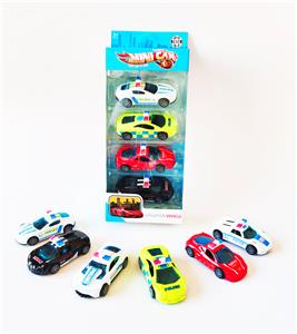 1:64回力警察车4只装  6款车型混装
 - OBL10307364