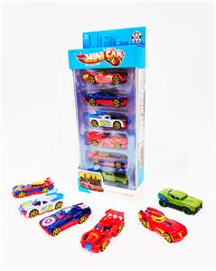 复仇者联盟1:64合金车滑行功能6只套装 - OBL10307368