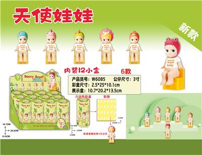3寸坐姿天使娃娃 12只展示盒装 - OBL10307738