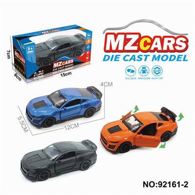 1：36合金车模3开门回力
跑车3色混装 - OBL10308307