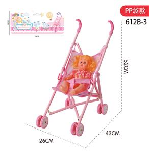 铁制手推车配14寸娃娃
2色混装 - OBL10309900