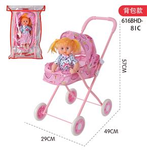 铁制手推车配16寸娃娃带IC - OBL10309935
