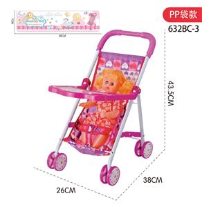 铁制手推车配14寸娃娃
2色混装 - OBL10309944