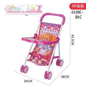 铁制手推车配16寸娃娃带IC - OBL10309945