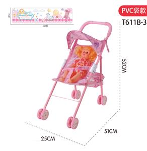 铁制手推车配14寸娃娃
2色混装 - OBL10310035