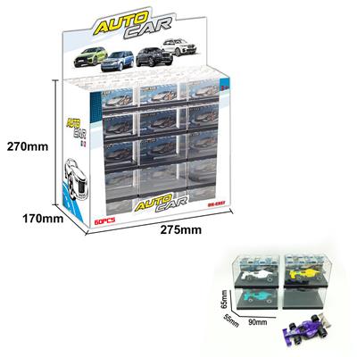 60PCS滑行合金方程车6款 - OBL10312677
