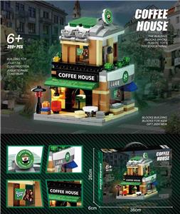 积木街景咖啡屋-399PCS - OBL10313944