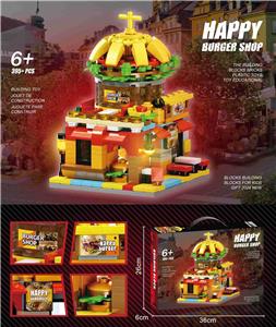 积木街景快乐汉堡店-395PCS - OBL10313945