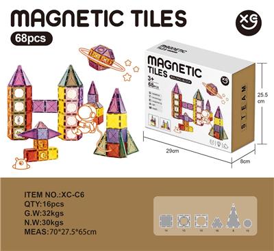 磁力彩窗积木68PCS - OBL10315550