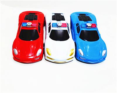 实色喷漆惯性警车 （白、红、蓝混装) - OBL10316263