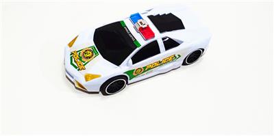 实色喷漆惯性警车 （白、蓝混装) - OBL10316271