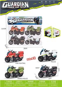 警车摩托4只 - OBL10317327