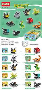 展示盒小昆虫积木套十款（盒10只） - OBL10318653
