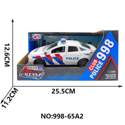 4开门惯性灯光警车（白） - OBL10320646